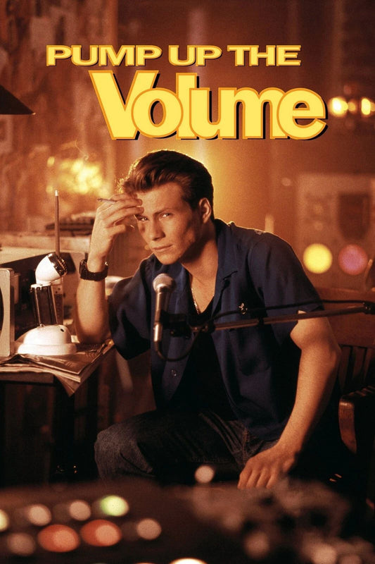 1990 Pump Up The Volume Movie Keychain Christian Slater Samantha Mathis