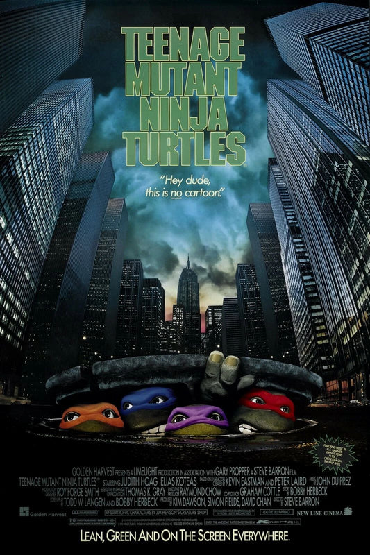 1990 Teenage Mutant Ninja Turtles Movie Magnet Leonardo Michaelangelo