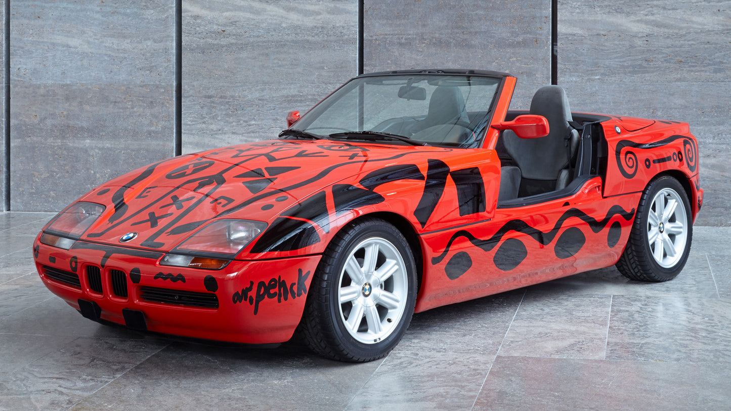 Bmw Z1 By A R Penck Hd Art Keychain