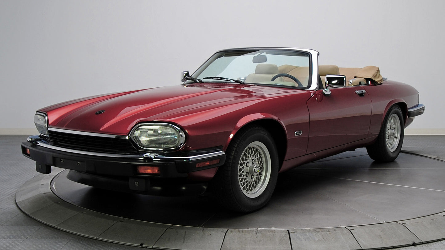 Jaguar Xjs Convertible Hd Art Print Poster