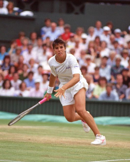 1991 Jennifer Capriati Glossy Magnet Wimbledon Magnet Tennis Print