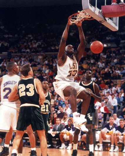 1991 Lsu Shaquille O'Neal Magnet Print Ncaa College Basketball Print