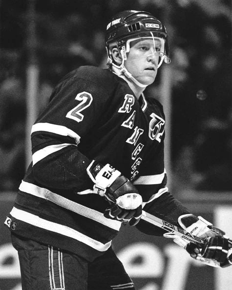 1991 New York Rangers Brian Leetch Glossy Keychain Nhl Hockey Print Hof 2008