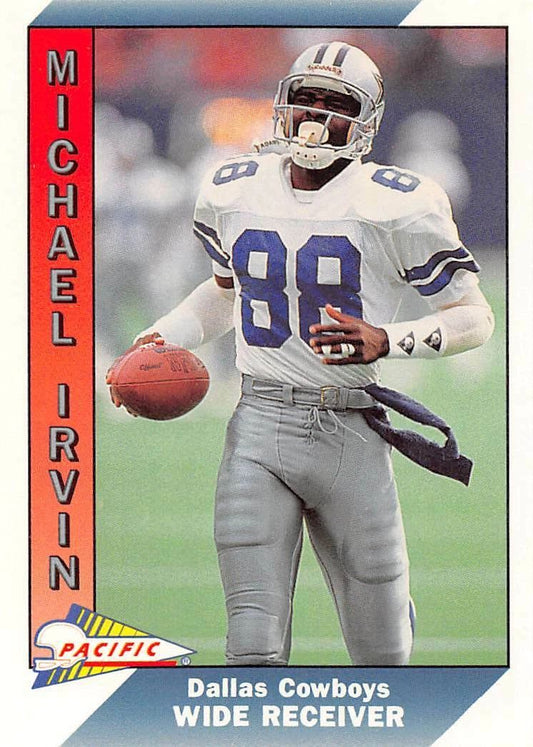 1991 Pacific #97 Michael Irvin Dallas Cowboys