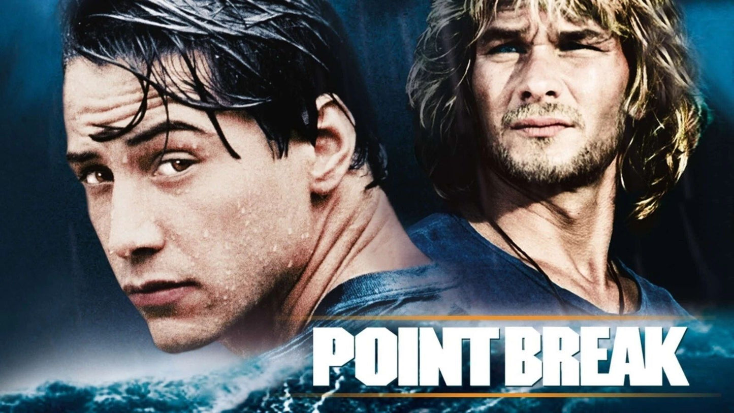 1991 Point Break Movie Magnet Keanu Reeves Patrick Swayze Gary Busey