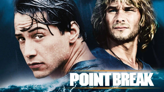 1991 Point Break Movie Keychain Keanu Reeves Patrick Swayze Gary Busey