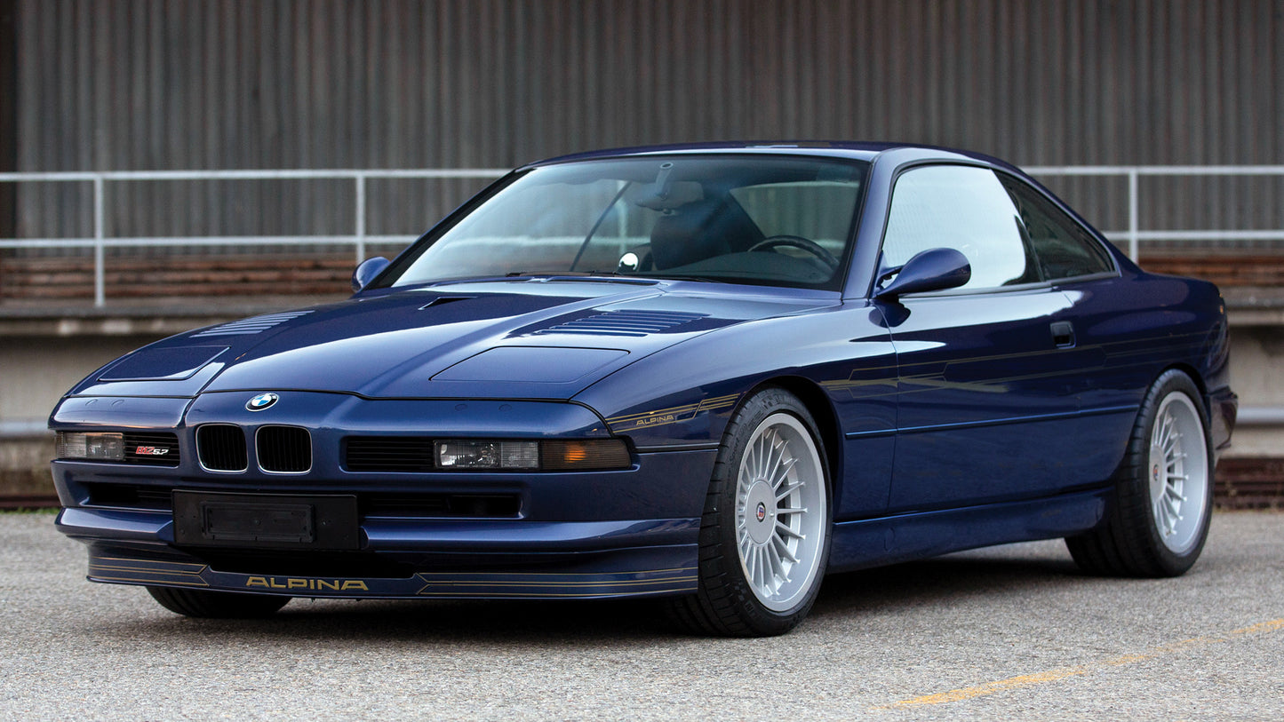Alpina B12 Based On Series Coupe Hd Art Keychain