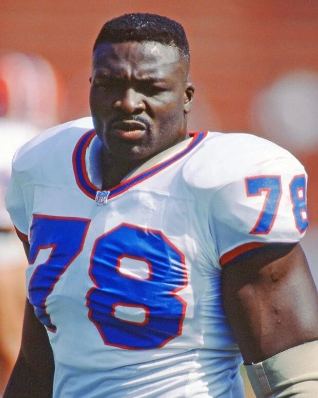 1992 Buffalo Bills Bruce Smith Glossy Keychain Football Keychain Hof 2009