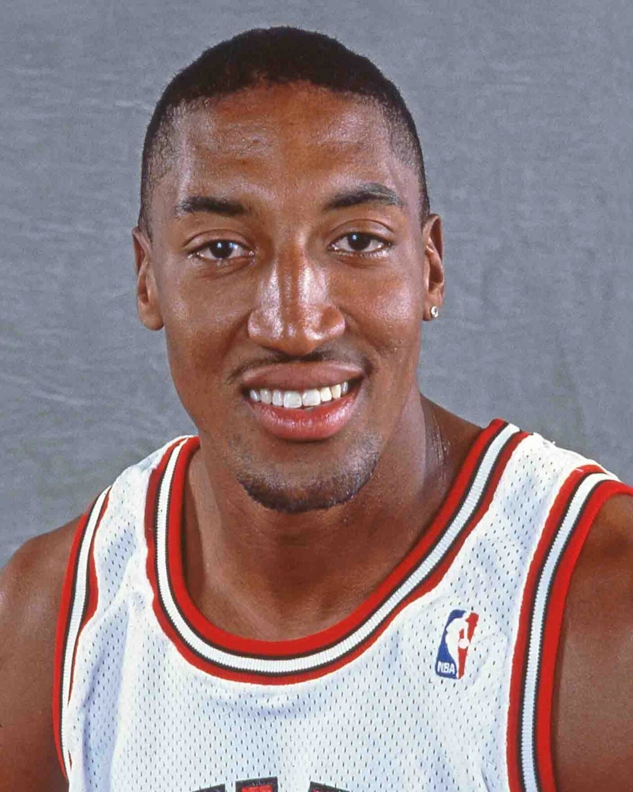1992 Chicago Bulls Scottie Pippen Glossy Keychain Print Basketball Keychain Hof