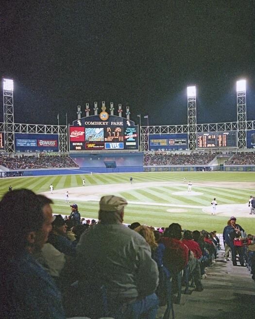 1992 Chicago White Sox New Comiskey Park Glossy Magnet Print Stadium Magnet