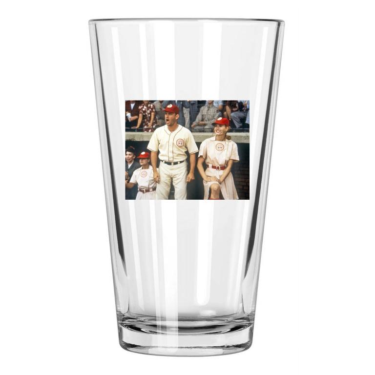 1992 Comedy Movie League Of Their Own Tom Hanks Jimmy Dugan Pint Beer Glass