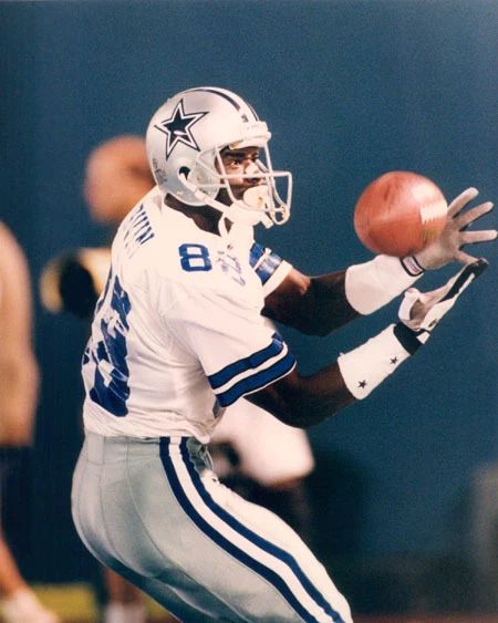 1992 Dallas Cowboys Michael Irvin Glossy Keychain Football Keychain Hof 07