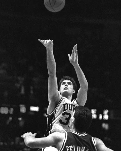 1992 Duke Christian Laettner Glossy Keychain The Shot Final Four Keychain