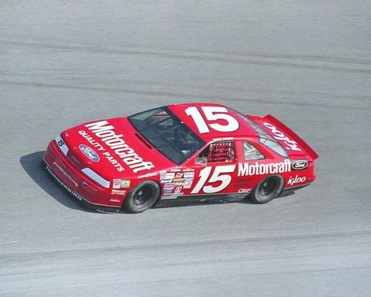 1992 Motorcraft Thunderbird Geoff Bodine Glossy Keychain Print Nascar Keychain