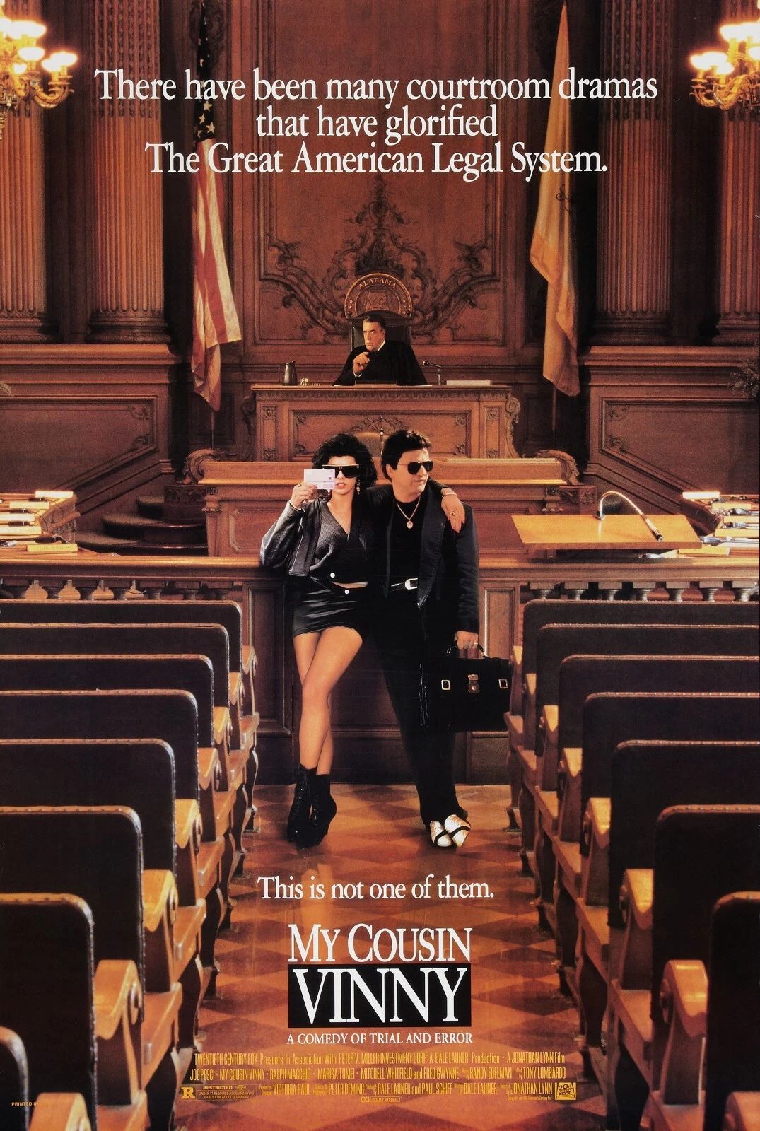 1992 My Cousin Vinny Movie Magnet Joe Pesci Ralph Macchio Marissa Tomei