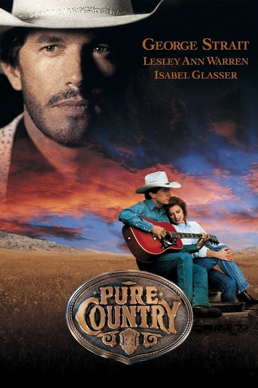 1992 Pure Country Movie Poster George Strait Dusty Lula Harley Buddy