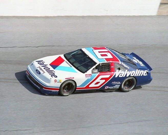 1992 Valvoline Thunderbird Mark Martin Glossy Keychain Print Daytona Keychain