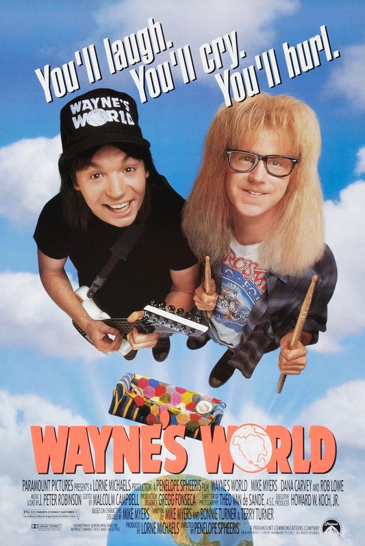 1992 Waynes World Movie Keychainmike Myers Dana Carvey Rob Lowe