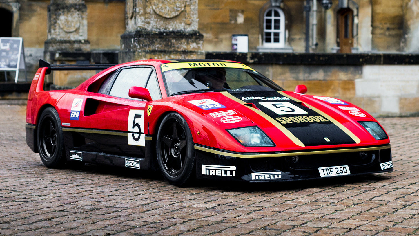 Ferrari F40 Gt Hd Art Keychain