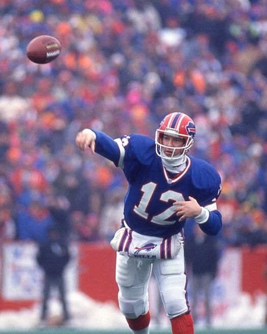 1993 Buffalo Bills Jim Kelly Glossy Magnet Football Print Playoffs Magnet