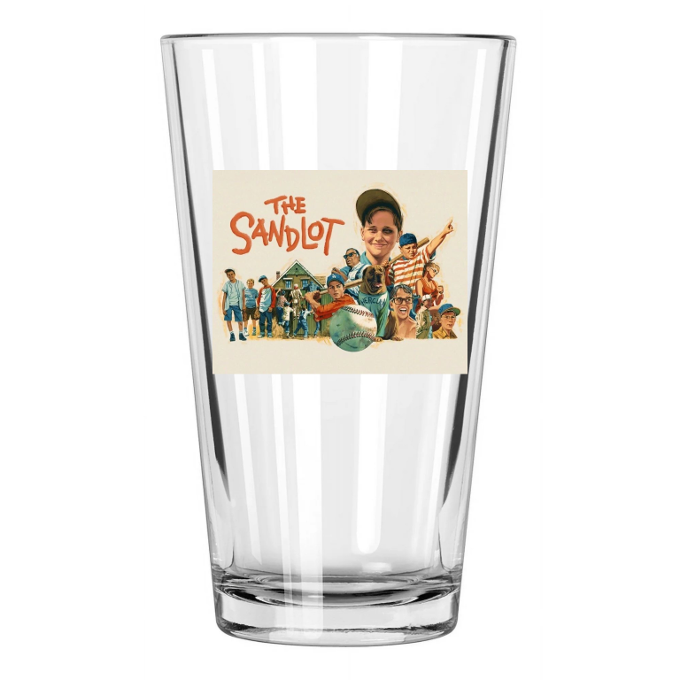 1993 Comedy Movie The Sandlot Photo Film 2 Pint Beer Drinking Glass
