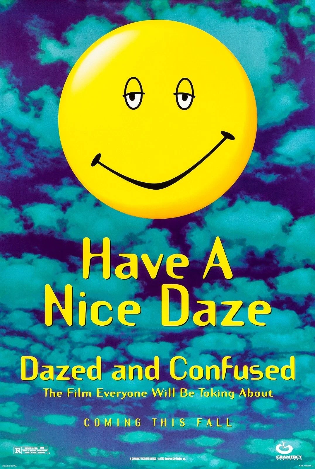 1993 Dazed And Confused Movie Poster Matthew Mcconaughey Milla Jovovich