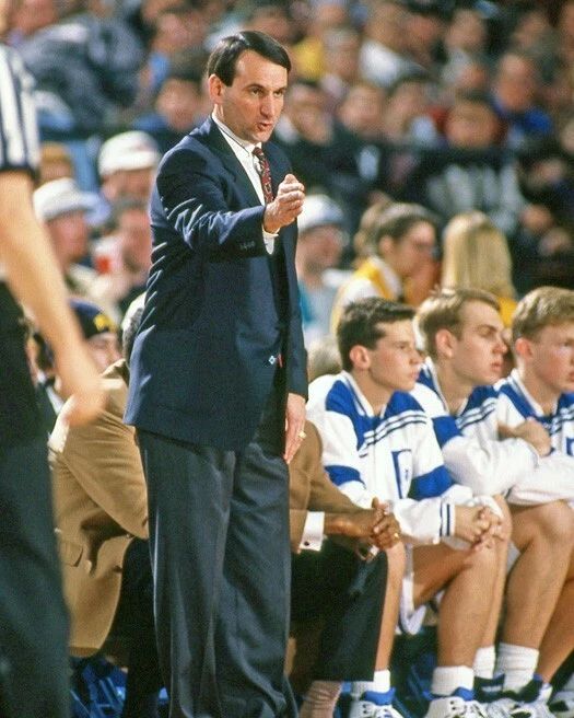 1993 Duke Coach Mike Krzyzewski Keychain College Basketball Keychain