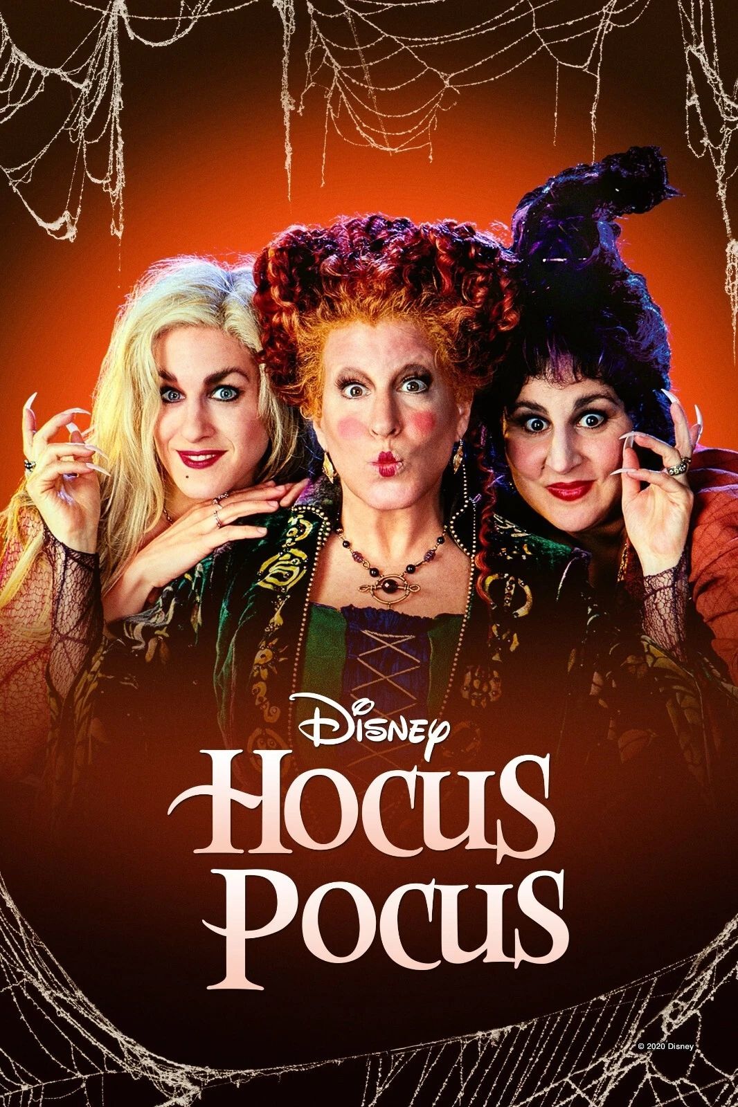 1993 Hocus Pocus Movie Keychain Winnie Sarah Mary Bette Midler