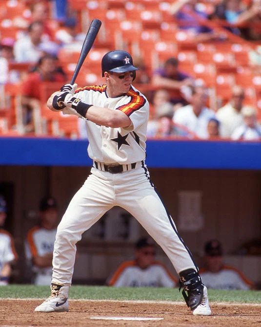 1993 Houston Astros Jeff Bagwell Glossy Photo Baseball Print Poster