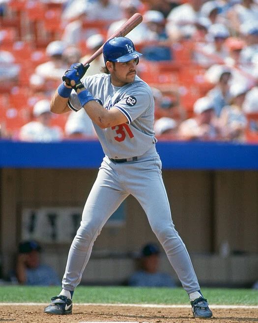 1993 Los Angeles Dodgers Mike Piazza Glossy Magnet Baseball Magnet
