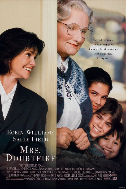 1993 Mrs. Doubtfire Movie Magnet Robin Williams Sally Field