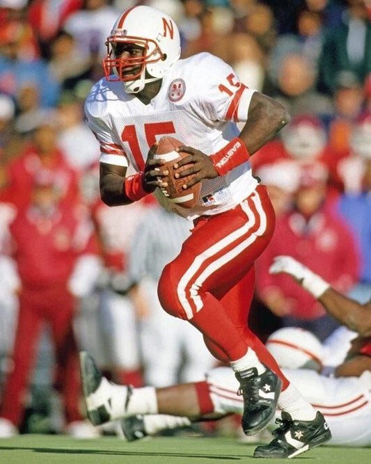 1993 Nebraska Tommie Frazier Glossy Keychain College Football Print
