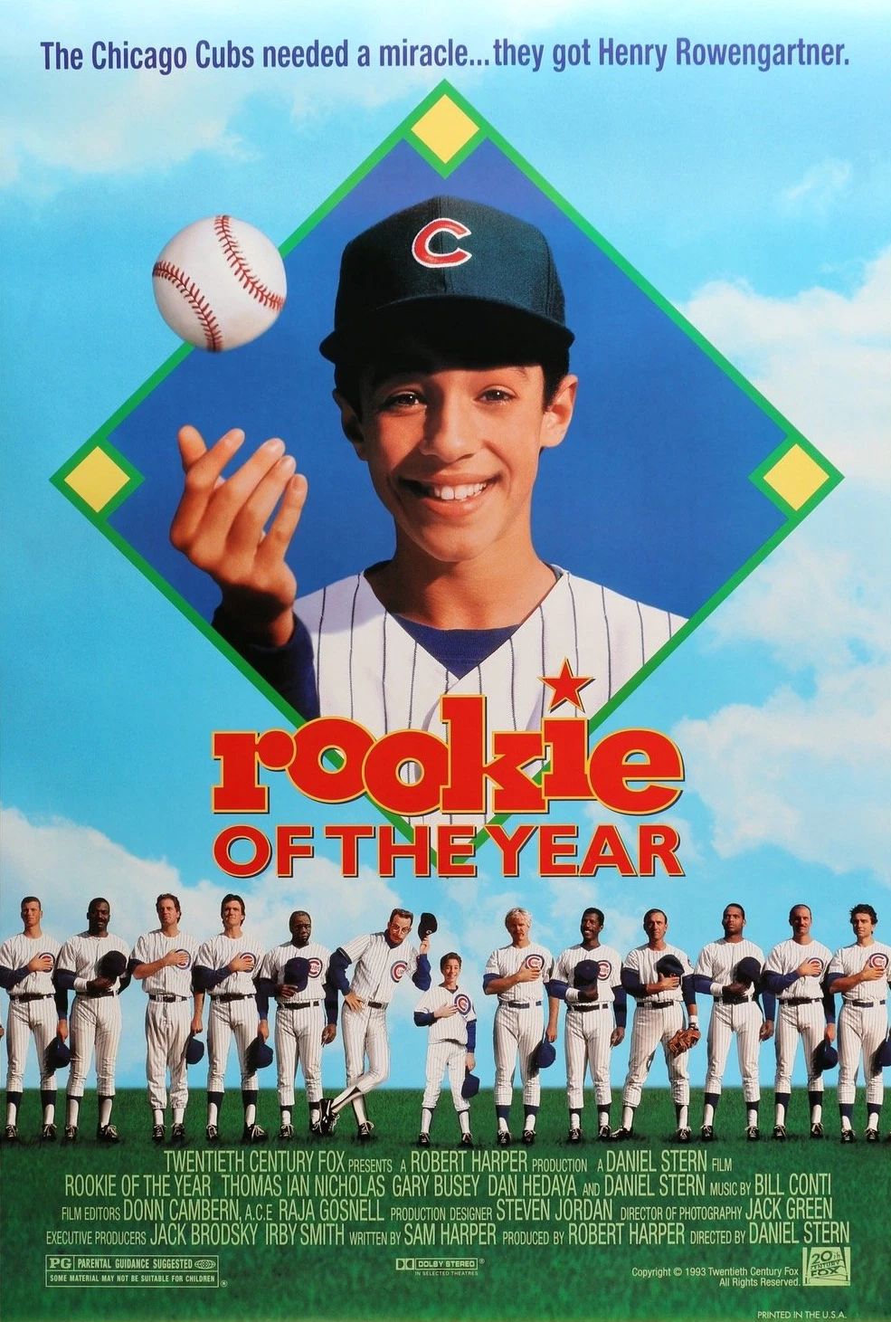 1993 Rookie Of The Year Movie Henry Rowengartner Cubs 300 Piece Jigsaw Puzzle