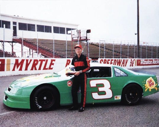 1993 Stock Car Racing Dale Earnhardt Jr Glossy Keychain Race Car Print