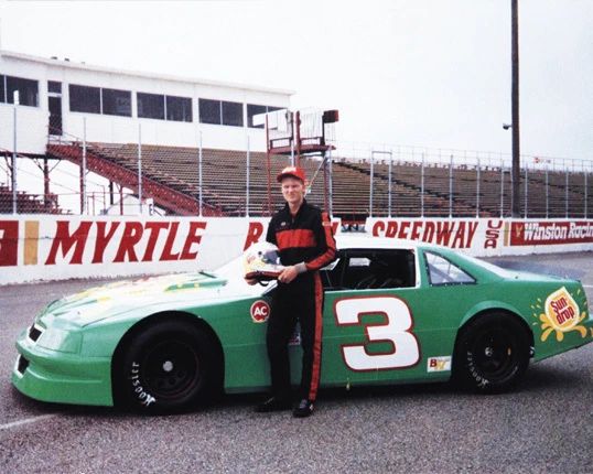 1993 Stock Car Racing Dale Earnhardt Jr Glossy Magnet Race Car Print