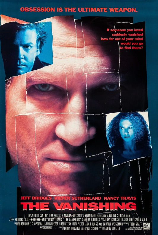 1993 The Vanishing Movie Keychain Kiefer Sutherland Jeff Bridges