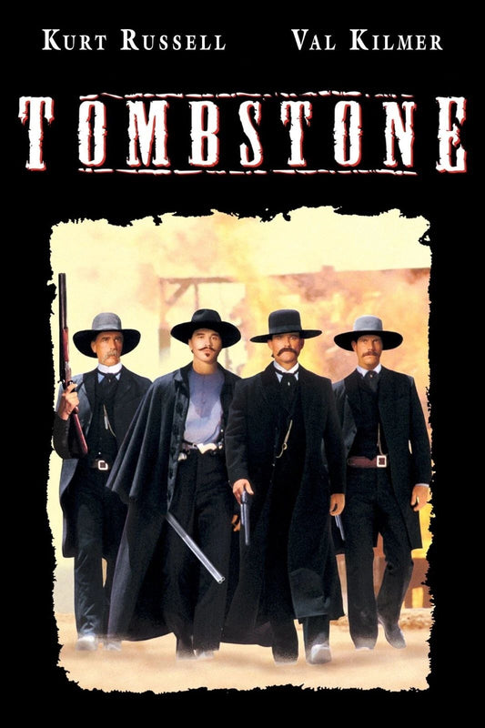1993 Tombstone Movie Poster Print Wyatt Earp Doc Holliday Val Kilmer Russell