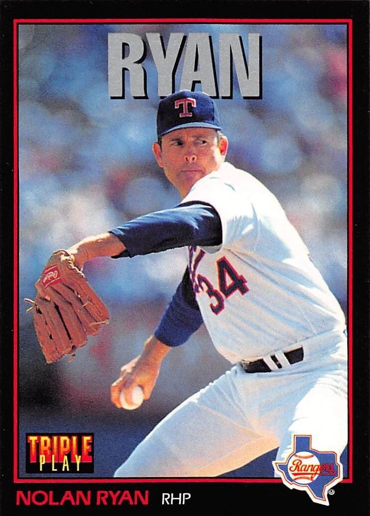 1993 Triple Play #96 Nolan Ryan Texas Rangers