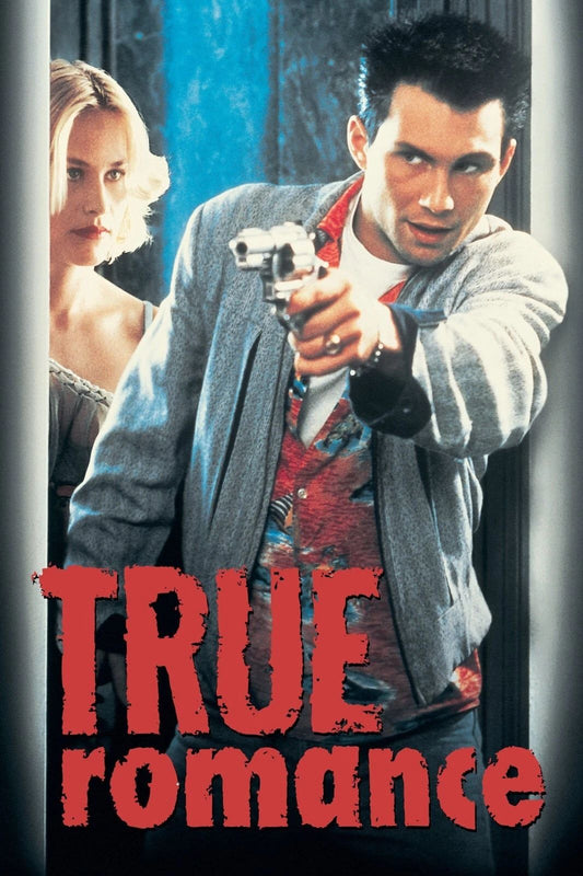 1993 True Romance Movie Poster Christian Slater Patricia Arquette