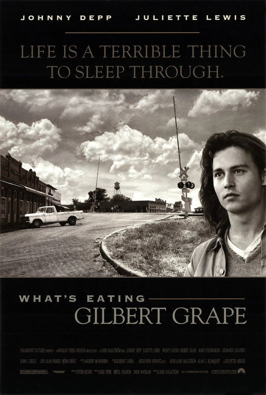 1993 Whats Eating Gilbert Grape Movie Poster Johnny Depp Dicaprio
