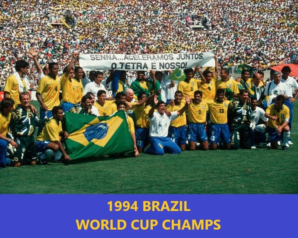 1994 Brazil Team Photo Soccer Picture World Cup Champs