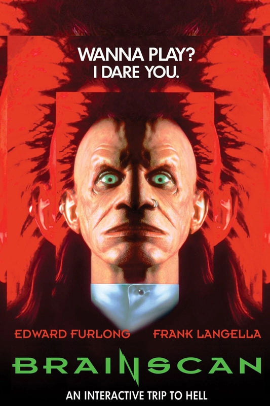 1994 Brainscan Movie Poster Edward Furlong Frank Lagella Horror