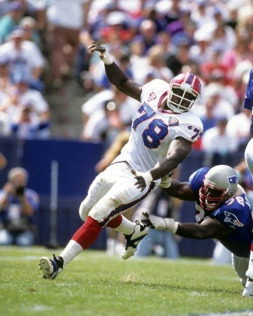 1994 Buffalo Bills Bruce Smith Magnet Football Print Glossy Magnet Hof 06