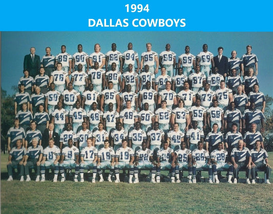 1994 Dallas Cowboys Team Magnet Nfl Football Picture
