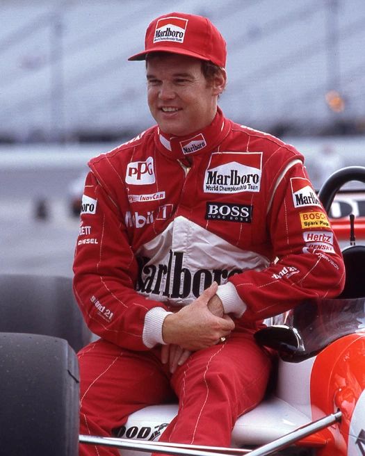 1994 Indy Racecar Driver Al Unser Jr Glossy Keychain Indianapolis 500 Print