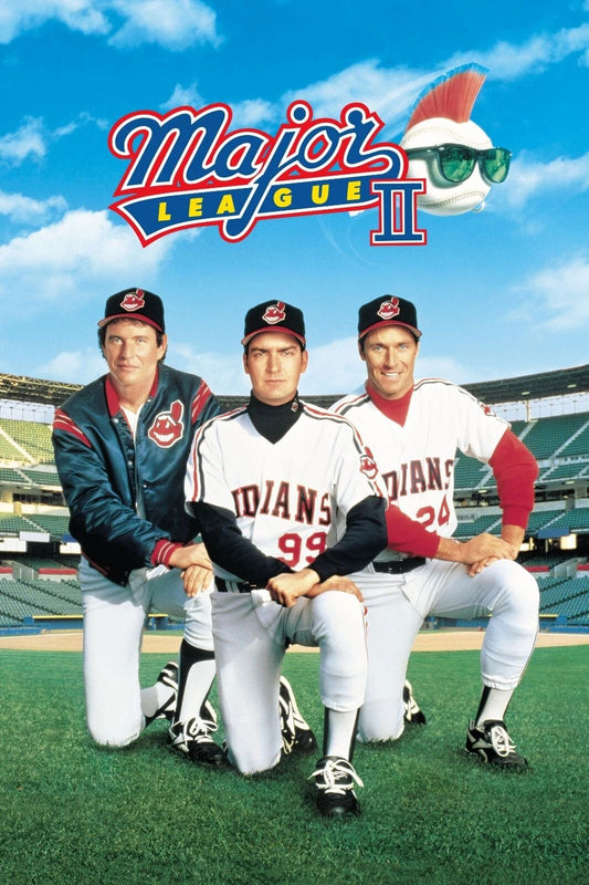 1994 Major League Ii Movie Poster Charlie Sheen Rick Wild Thing Vaughn
