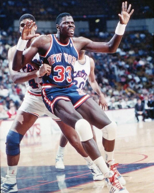 1994 New York Knicks Patrick Ewing Vs Brad Daugherty Glossy Magnet Magnet