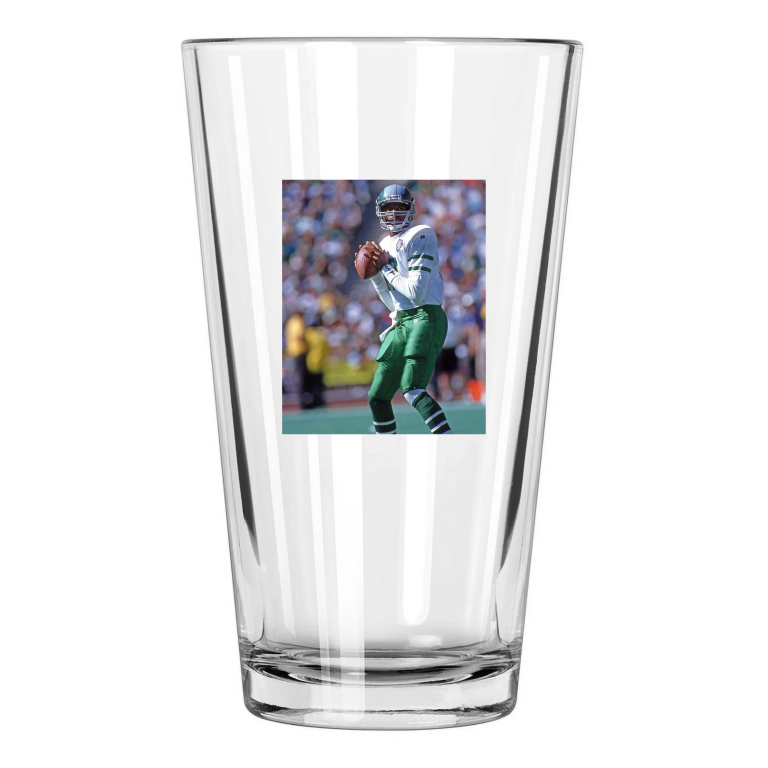1994 Randall Cunningham Photo Philadelphia Eagles Pint Beer Drinking Glass