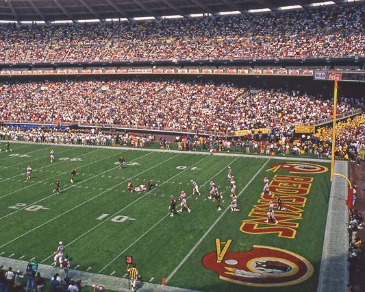 1994 Rfk Stadium Glossy Keychain Washington Redskins Print Nfl Keychain