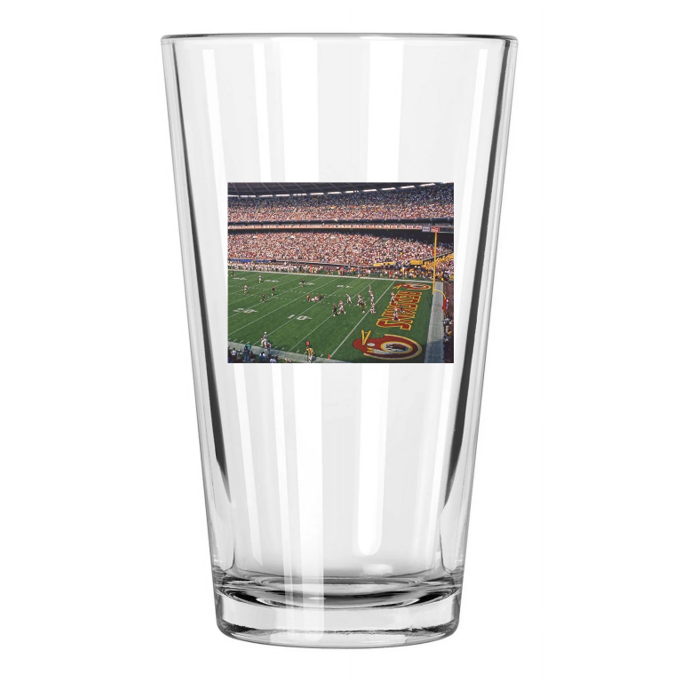 1994 Rfk Stadium Photo Washington Redskins Nfl Pint Beer Drinking Glass